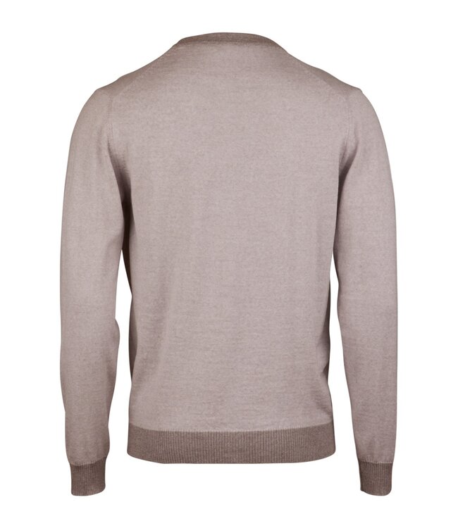 Stenstroms Vest met Knoopsluiting, Merino Wol, Beige