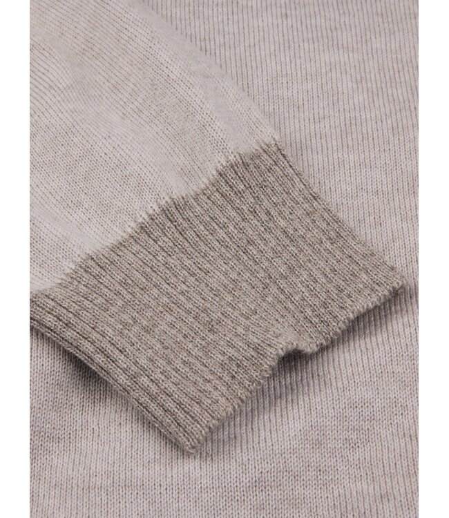 Stenstroms Vest met Knoopsluiting, Merino Wol, Beige