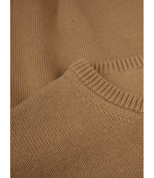 Stenstroms Trui, Ronde Hals, Katoen, Beige