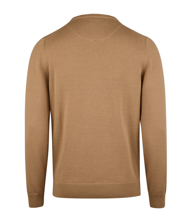Stenstroms Trui, Ronde Hals, Katoen, Beige