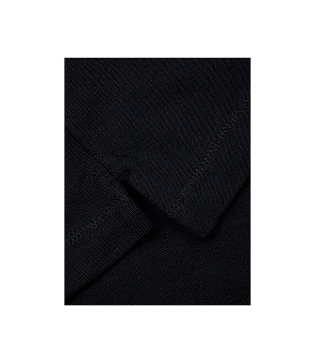 Stenstroms Polo,Korte Mouw, Jersey Katoen, Zwart