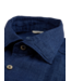 Stenstroms Overhemd, Linnen, Lange Mouw, Slimline, Blauw