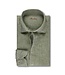 Stenstroms Overhemd, Linnen, Lange Mouw, Slimline, Groen