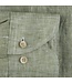 Stenstroms Overhemd, Linnen, Lange Mouw, Slimline, Groen