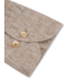 Stenstroms Overhemd, Linnen, Lange Mouw, Dubbele borstzak, Slimline, Beige