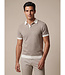 Cavallaro Napoli Polo, Korte Mouw, Katoen, Gebreid, Taupe