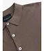 Cavallaro Napoli Polo, Lange Mouw, Katoen Blend, Dark Taupe
