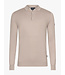 Cavallaro Napoli Polo, Lange Mouw, Katoen Blend, Light Taupe