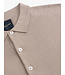Cavallaro Napoli Polo, Lange Mouw, Katoen Blend, Light Taupe