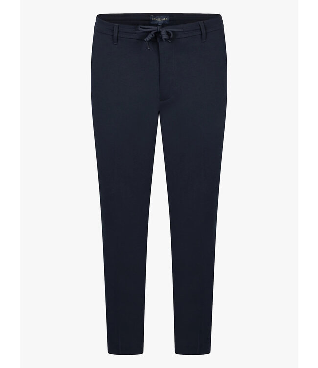 Cavallaro Napoli Heren Broek, Jogger, Chino Model, Donkerblauw