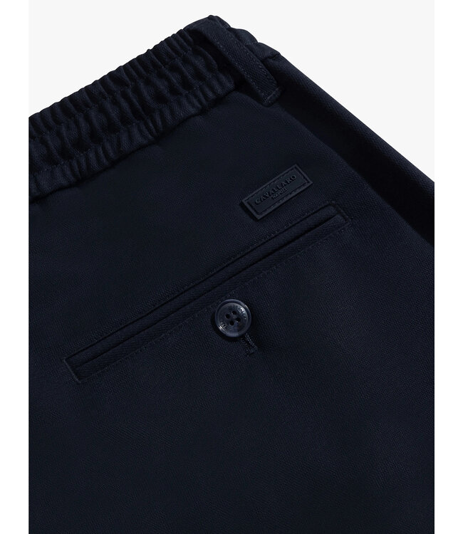 Cavallaro Napoli Heren Broek, Jogger, Chino Model, Donkerblauw