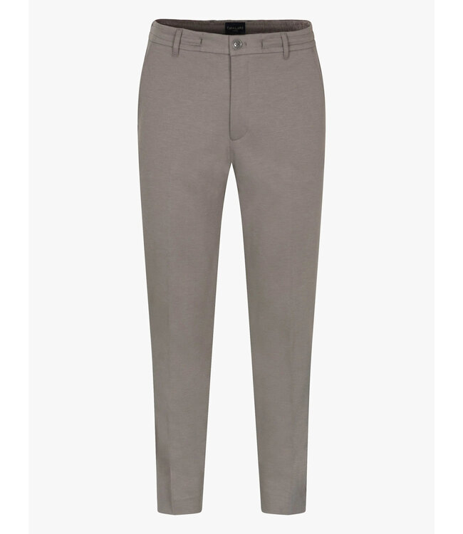 Cavallaro Napoli Heren Broek, Jogger, Chino Model, Taupe Melange
