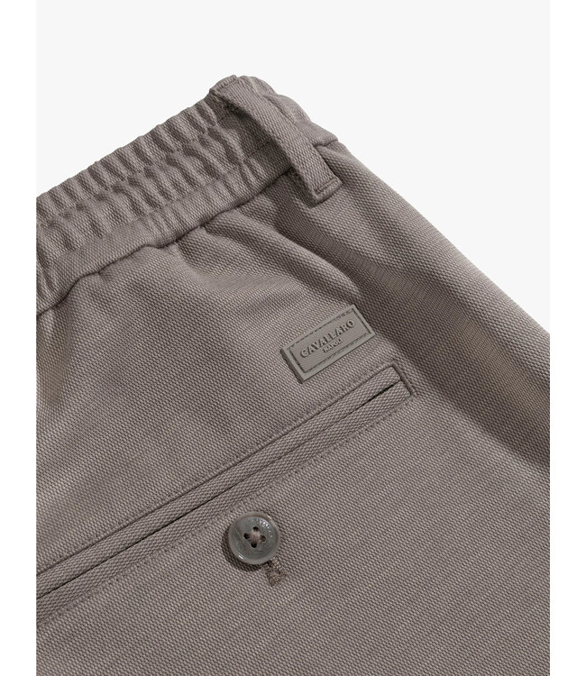 Cavallaro Napoli Heren Broek, Jogger, Chino Model, Taupe Melange