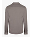 Cavallaro Napoli Overshirt met Rits, Bamboe-blend, Stretch, Taupe Melange