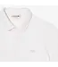 Lacoste Smart Paris, Heren Polo van Stretch Katoen Piqué , Regular Fit, Wit