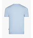 Cavallaro Napoli T-Shirt, Katoen Blend, Ronde Hals, Lichtblauw