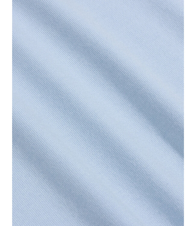 Cavallaro Napoli T-Shirt, Katoen Blend, Ronde Hals, Lichtblauw