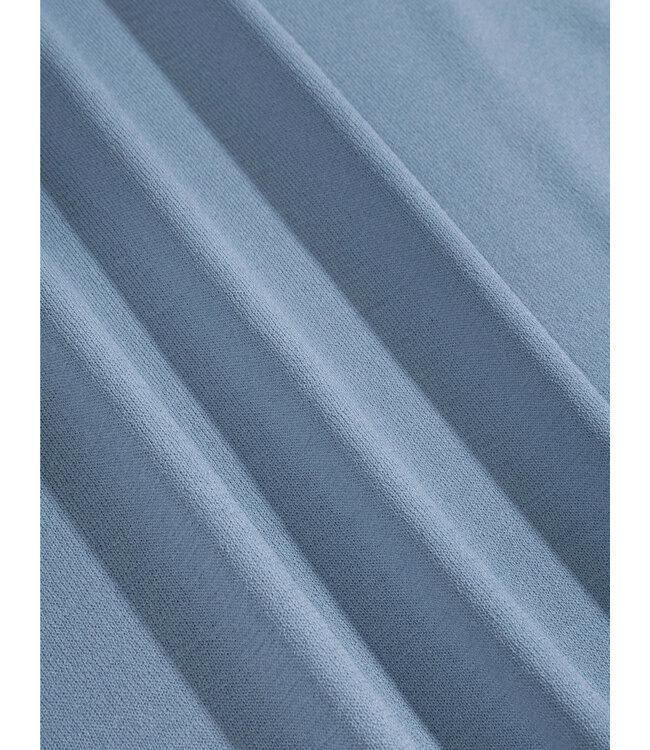 Cavallaro Napoli T-Shirt, Viscose Blend, Ronde Hals, Lichtblauw