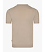 Cavallaro Napoli T-Shirt, Viscose Blend, Ronde Hals, Taupe