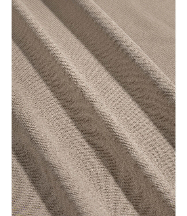 Cavallaro Napoli T-Shirt, Viscose Blend, Ronde Hals, Taupe