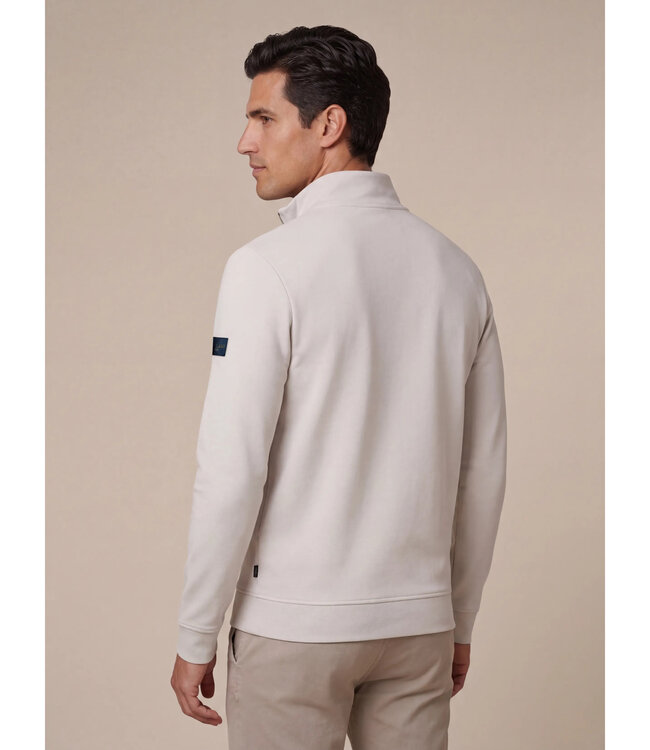 Cavallaro Napoli Half-Zip Trui, Sweater, Katoen Mix, Kit