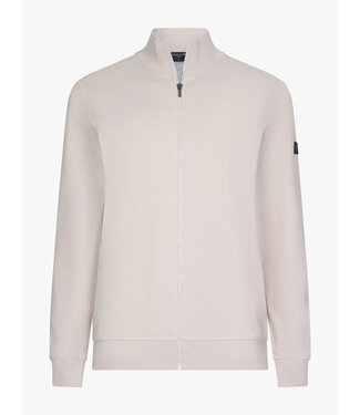 Cavallaro Napoli Cavallaro, Vest met Rits, Full Zip Sweat, Stretch Katoen Blend, Kit