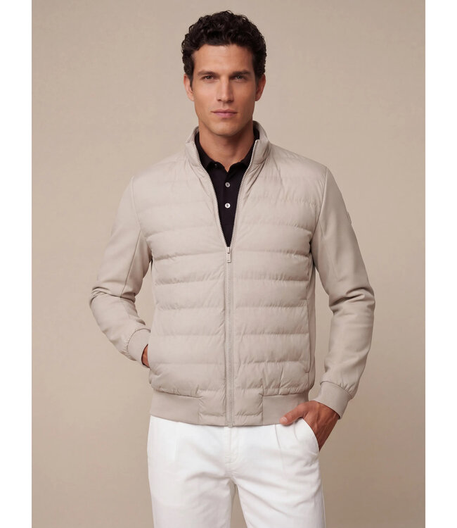 Cavallaro Napoli Jas, Jack, Kort Model, Licht Beige, Dark Kit