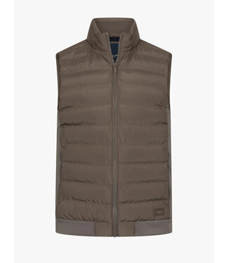 Cavallaro Napoli Cavallaro, Bodywarmer, Model Quintino, Donker Taupe