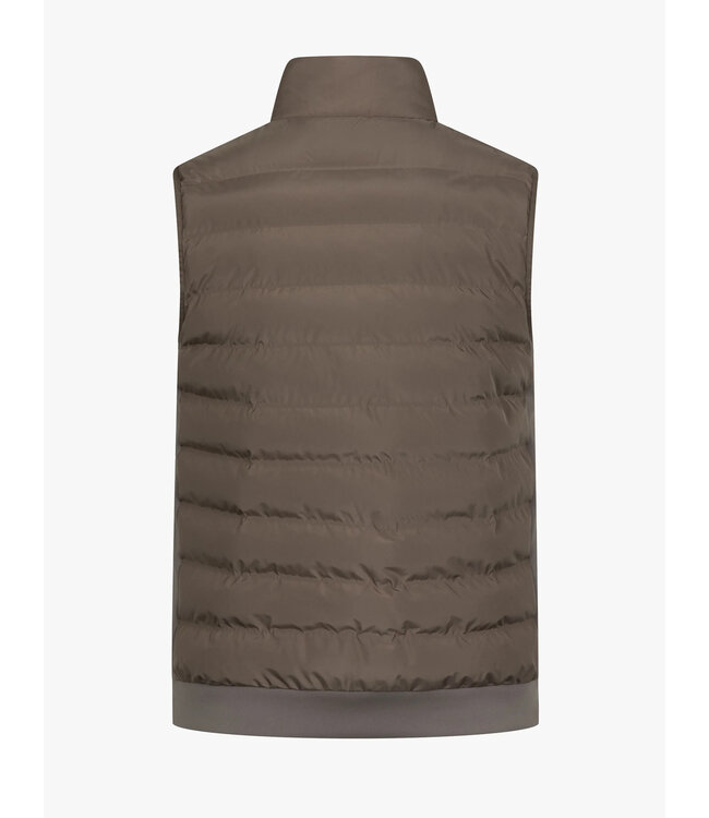 Cavallaro Napoli Bodywarmer, Model Quintino, Donker Taupe