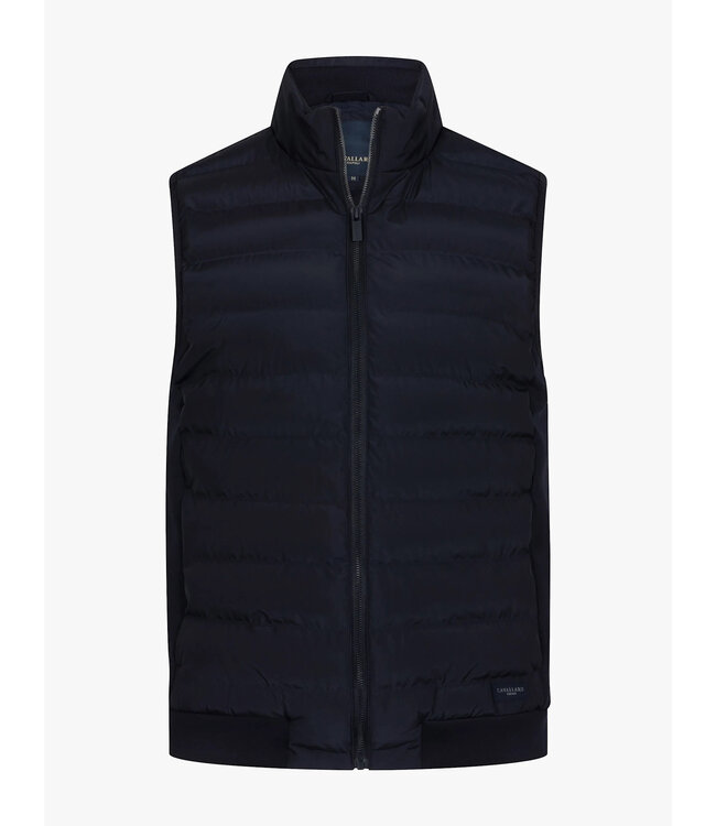 Cavallaro Napoli Bodywarmer, Model Quintino, Donkerblauw