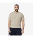 Lacoste Smart Paris, Heren Polo van Stretch Katoen Piqué, Regular Fit, Beige Gemeleerd