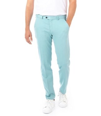 Hiltl Hiltl, Heren Broek, Chino Model Tourist 2.0 Slim Fit, Mintgroen