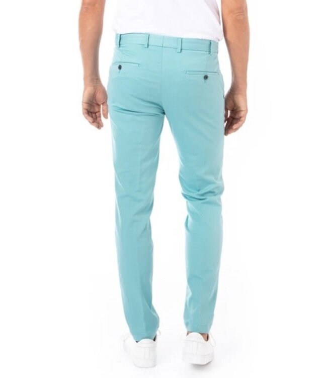 Hiltl Heren Broek, Chino Model Tourist 2.0,  Slim Fit, Mintgroen