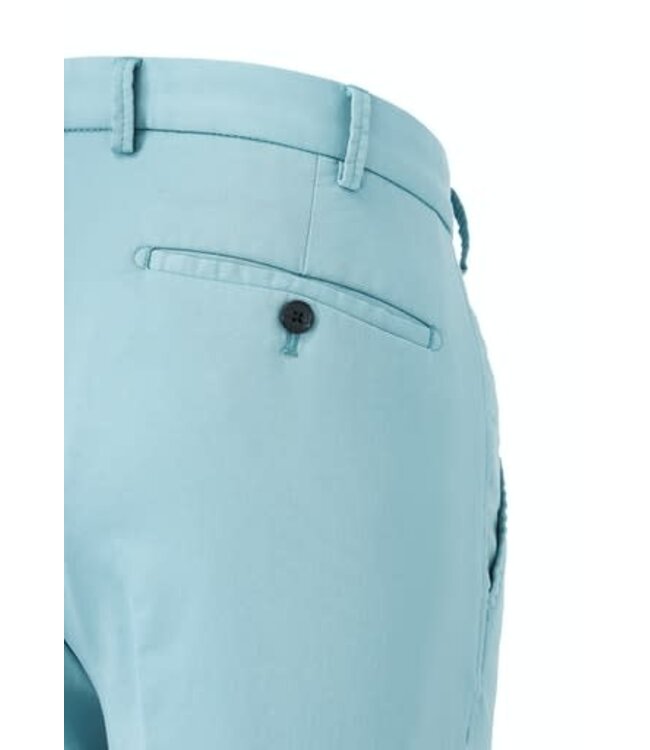Hiltl Heren Broek, Chino Model Tourist 2.0,  Slim Fit, Mintgroen
