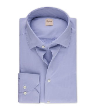 Stenstroms Stenstroms, Overhemd, Lange Mouw, Active Stretch-fabric Jersey, Gestreept Blauw Wit, Slimline