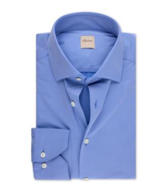 Stenstroms Stenstroms, Overhemd, Lange Mouw, Active Stretch-fabric Jersey, Blauw, Slimline