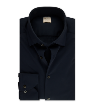 Stenstroms Stenstroms, Overhemd, Lange Mouw, Active Stretch-fabric Jersey, Donkerblauw, Slimline