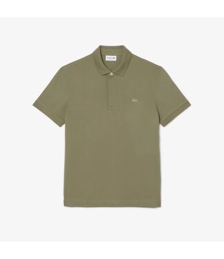 Lacoste Lacoste, Smart Paris, Heren Polo van Stretch Katoen Piqué, Regular Fit, Khaki