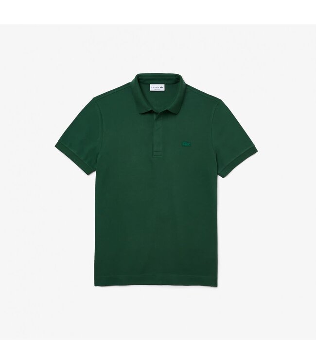 Lacoste Smart Paris, Heren Polo van Stretch Katoen Piqué , Regular Fit, Groen