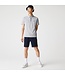 Lacoste Smart Paris, Heren Polo van Stretch Katoen Piqué, Regular Fit, Silver Grijs