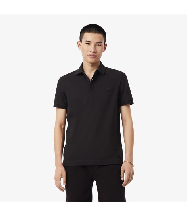 Lacoste Smart Paris, Heren Polo van Stretch Katoen Piqué, Regular Fit, Bruin