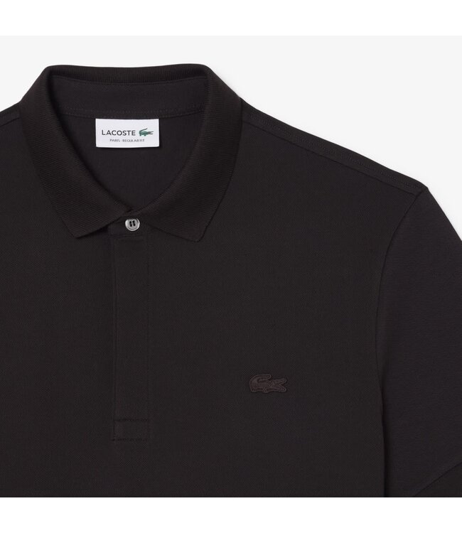 Lacoste Smart Paris, Heren Polo van Stretch Katoen Piqué, Regular Fit, Bruin