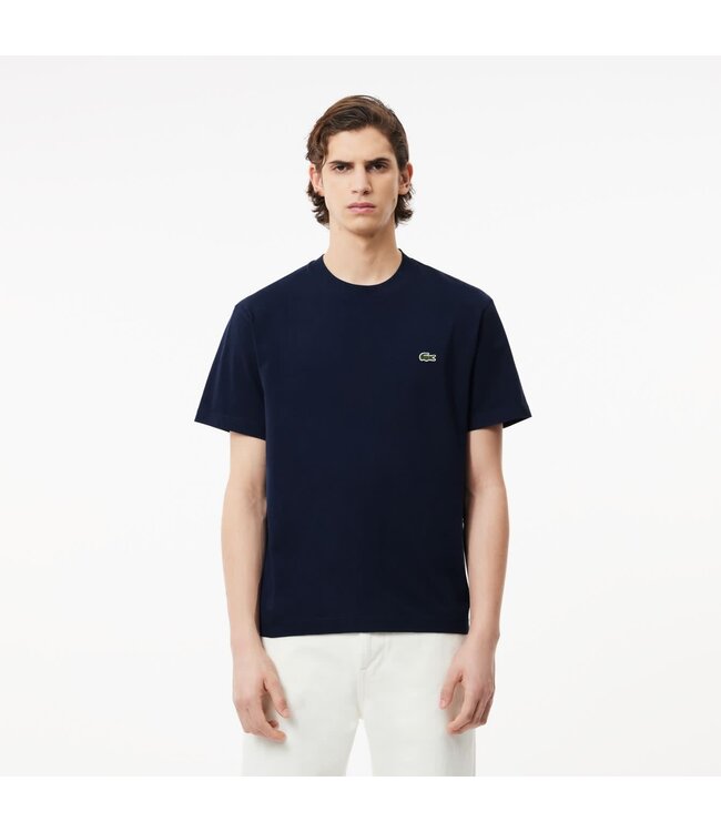 Lacoste T-Shirt, Korte Mouw, Navy, Donkerblauw