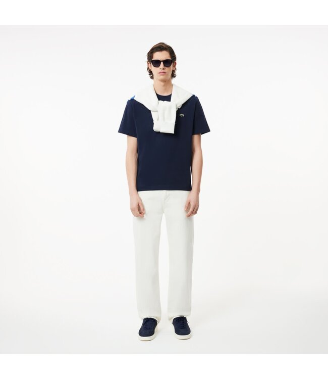 Lacoste T-Shirt, Korte Mouw, Navy, Donkerblauw