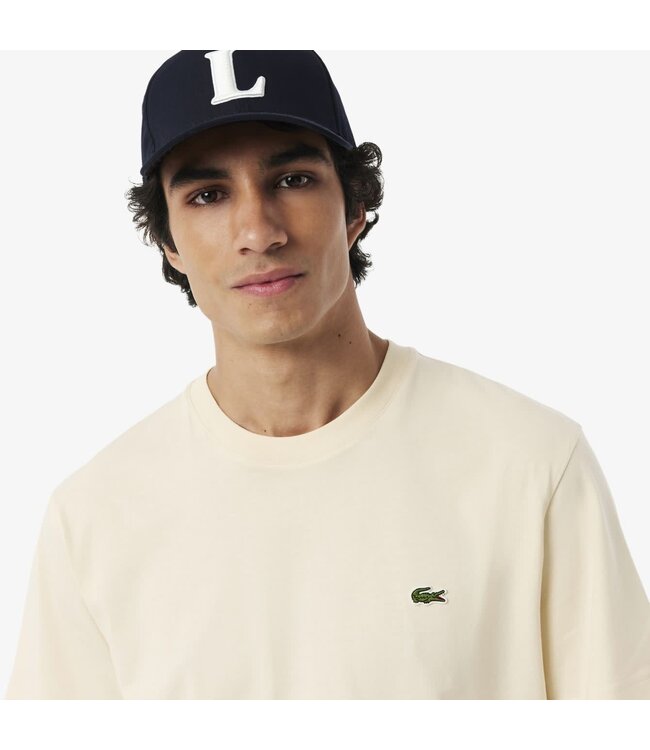 Lacoste T-Shirt, Korte Mouw, Off White, Naturel Clair