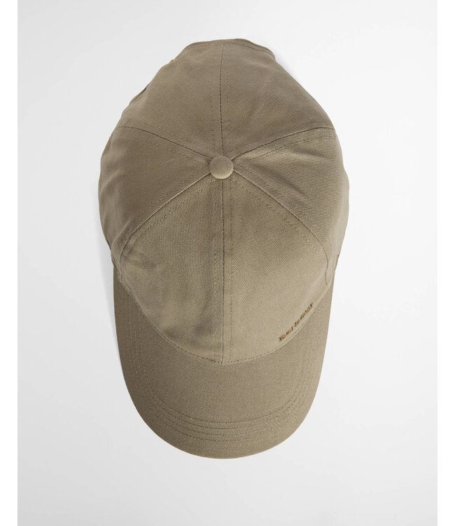 Barbour Sports Cap, Katoen, Model Milburn, Khaki, Bleached Olive