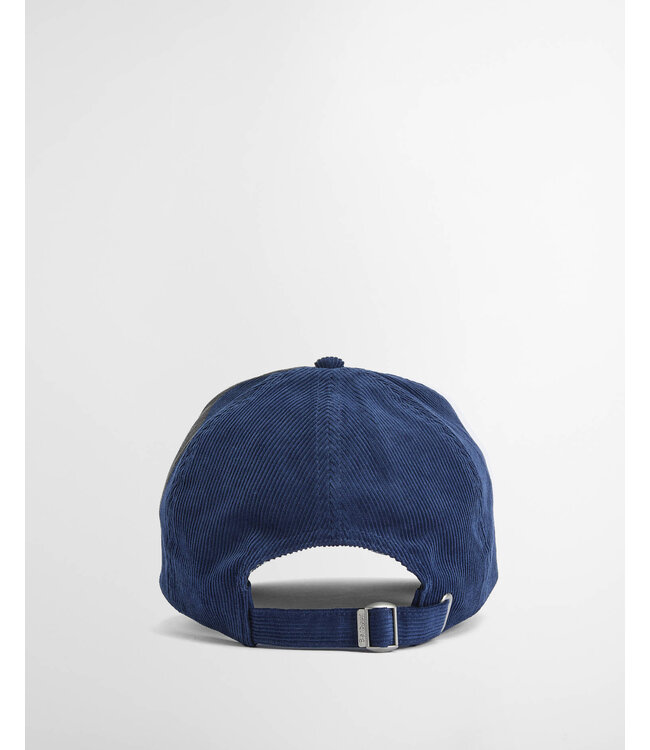 Barbour Sports Cap, Cord-Katoen, Model Bayfield, Blue, Blauw