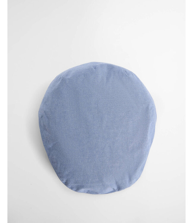 Barbour Pet, Katoen, Model Nelson Flat Cap, Lichtblauw