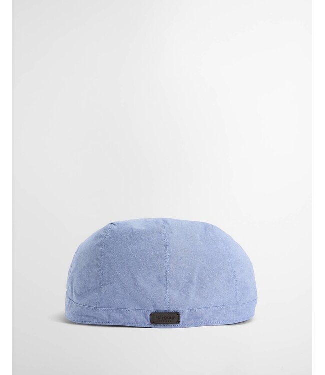 Barbour Pet, Katoen, Model Nelson Flat Cap, Lichtblauw