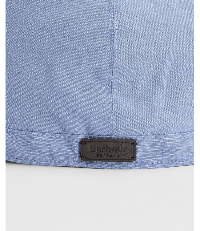 Barbour Pet, Katoen, Model Nelson Flat Cap, Lichtblauw